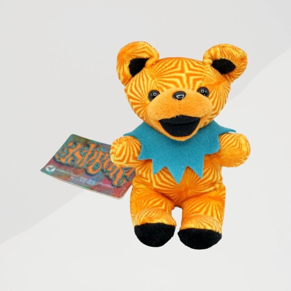 Vintage 90's LIQUID BLUE Grateful Dead Bear Collectibles Ashbury Plush 7"
